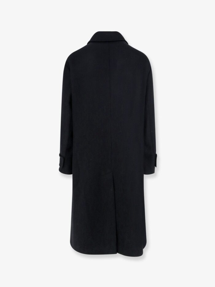 Giorgio Armani Single-breasted Double-faced Wool And Cashmere Cloth Coat