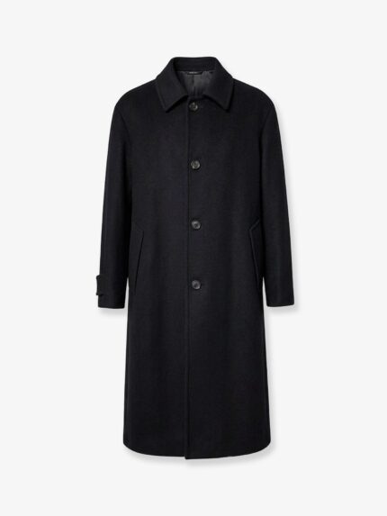 Giorgio Armani Single-breasted Double-faced Wool And Cashmere Cloth Coat