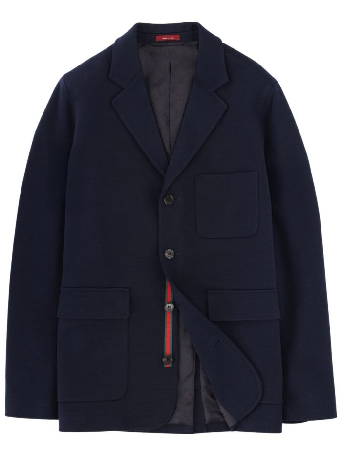 gucci single breasted jacket Gucci SINGLE-BREASTED JACKET