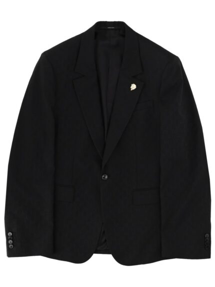 Gucci SINGLE-BREASTED JACKET WITH "GG" WEAVE