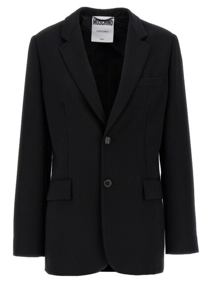 Moschino Single-breasted Martingale Blazer