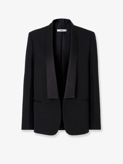 Fendi Single-breasted Virginn Wool Blazer