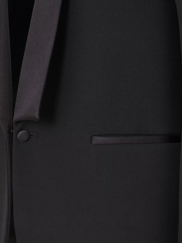 Fendi Single-breasted Virginn Wool Blazer