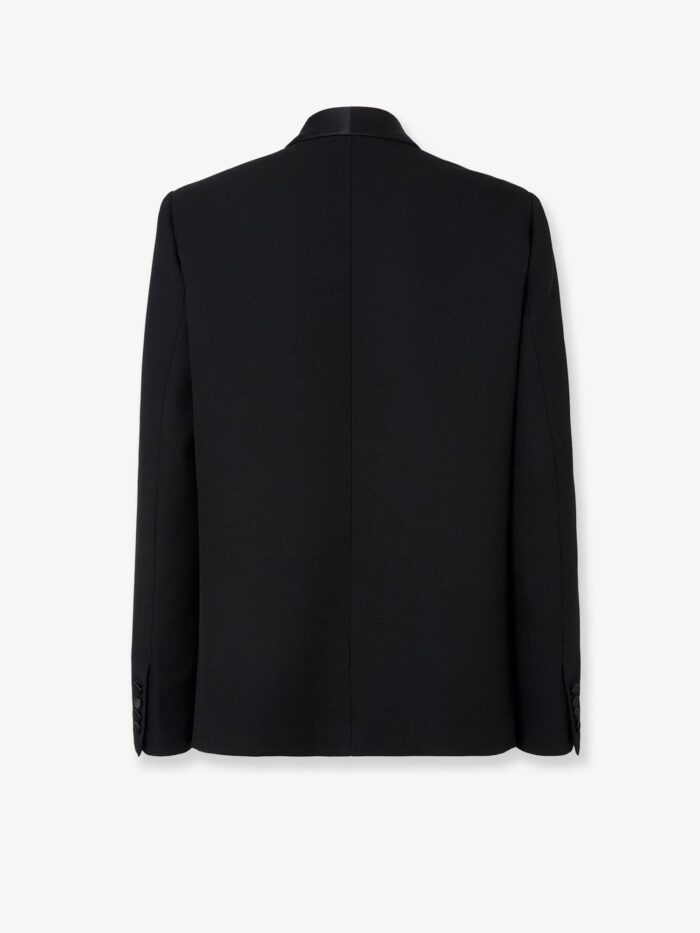 Fendi Single-breasted Virginn Wool Blazer