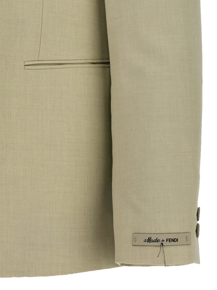 Fendi Single-breasted Wool Blazer
