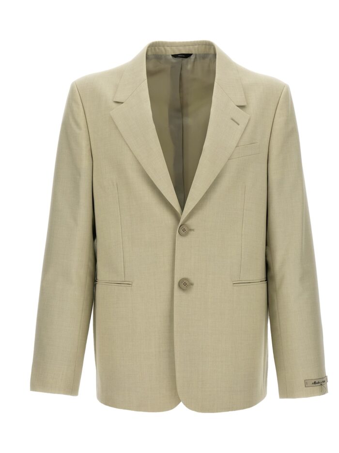 fendi single breasted wool blazer Fendi Single-breasted Wool Blazer