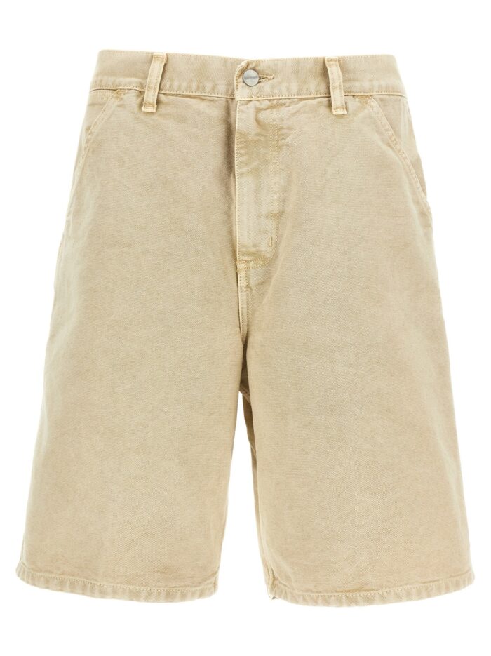 carhartt wip 'single knee' bermuda shorts Carhartt Wip 'Single Knee' Bermuda Shorts