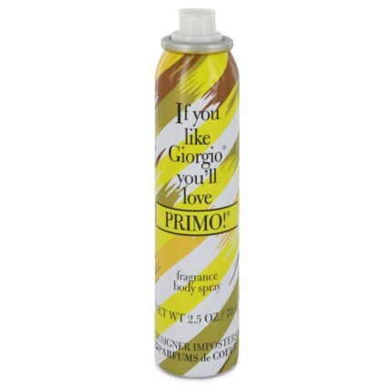Designer Imposters Primo! By Parfums De Coeur - Body Spray (Tester) 2.5 Oz
