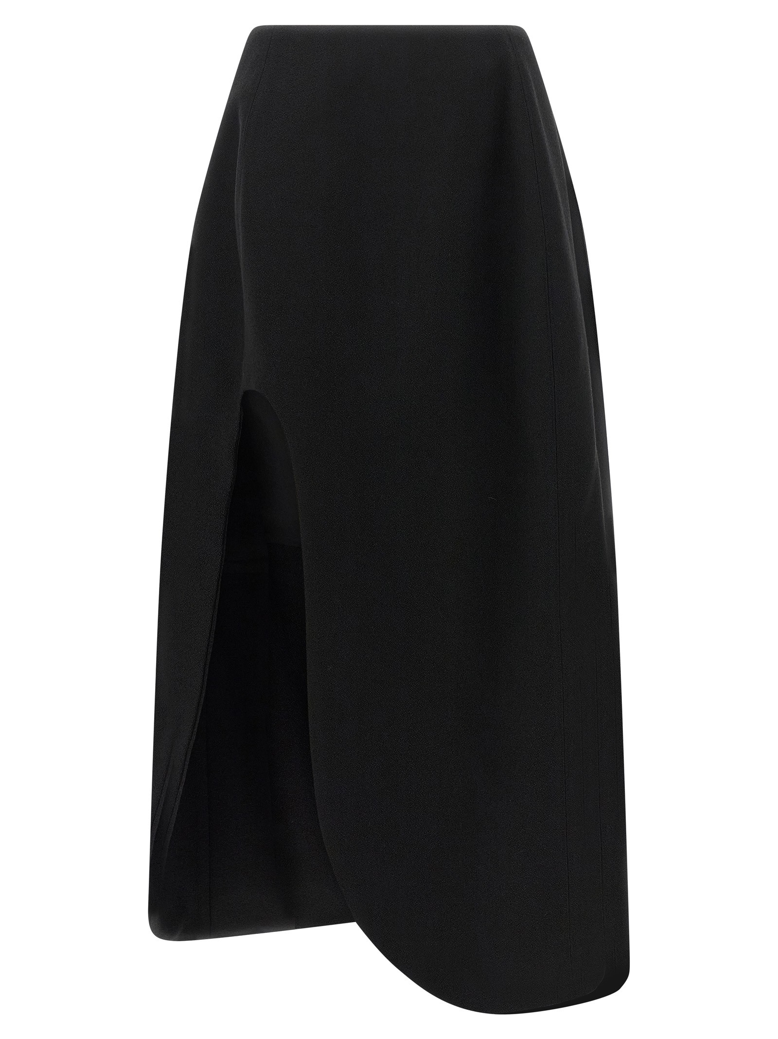 JIL SANDER 'Skirt 158' Slit Skirt