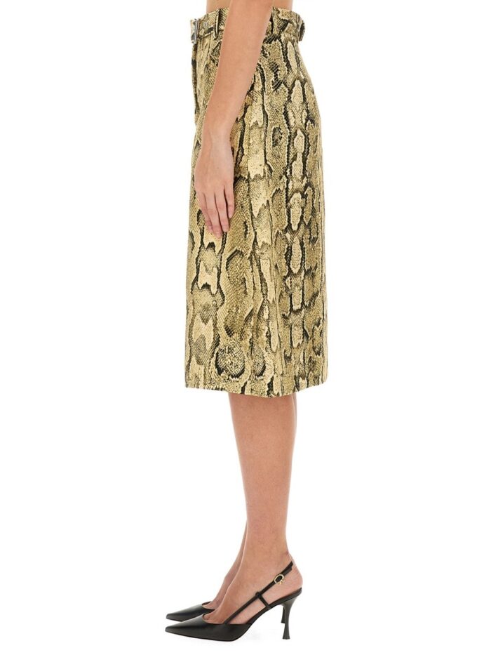 Dries Van Noten Skirt With Animal Pattern