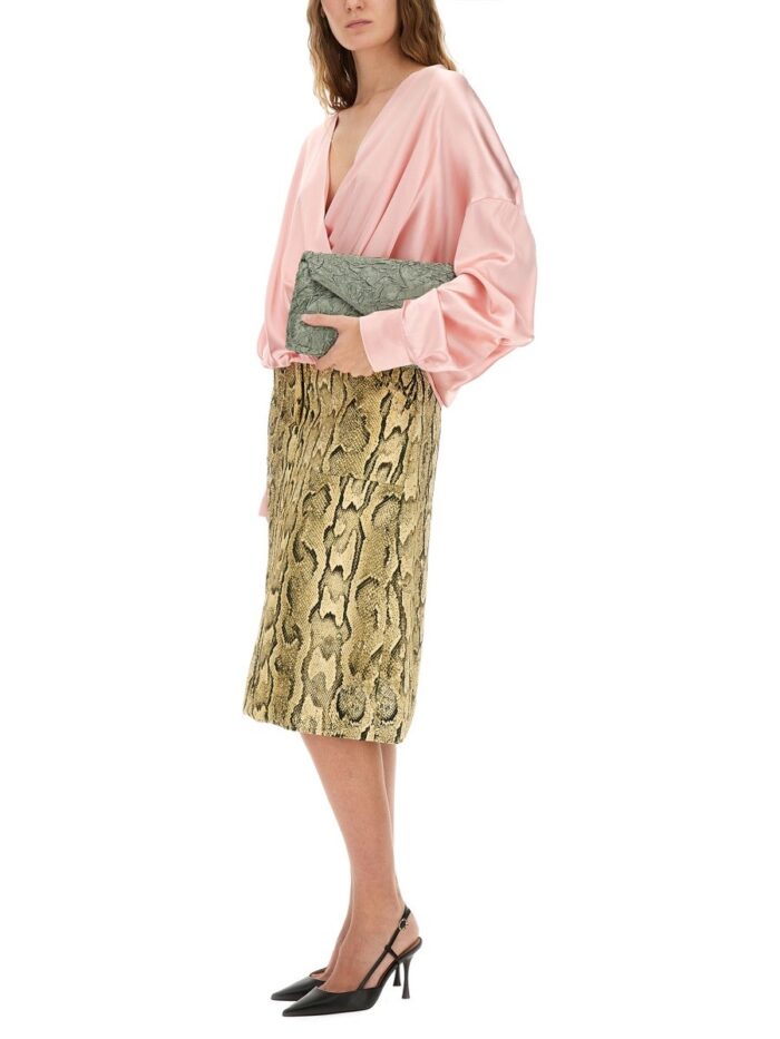 Dries Van Noten Skirt With Animal Pattern