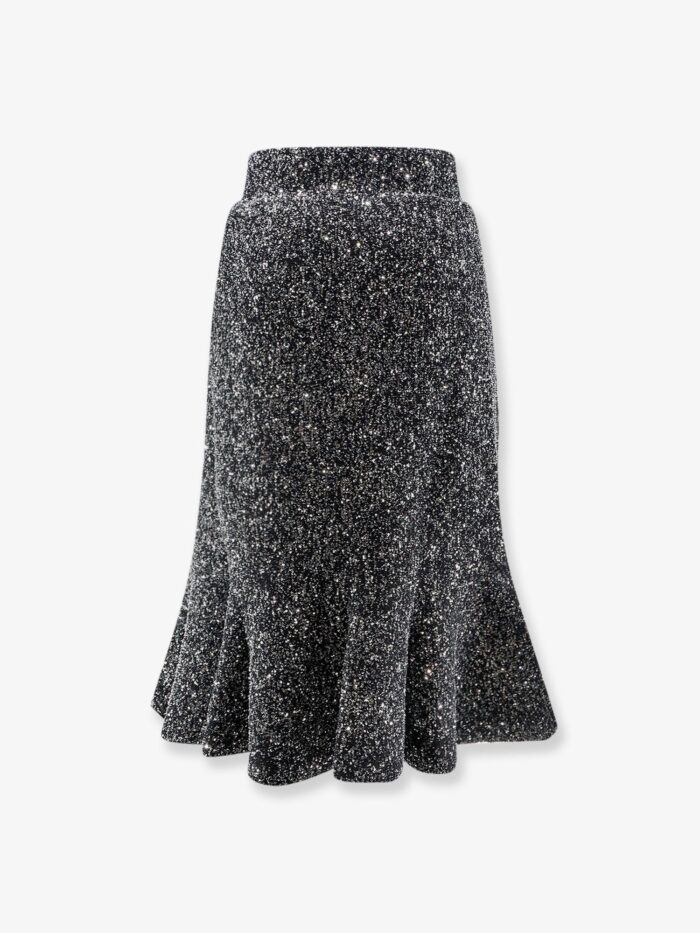 Dior Skirt With Godets And All-over Sequin Motif
