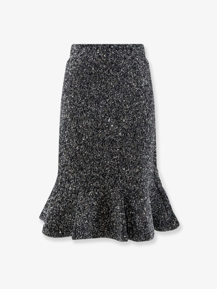 Dior Skirt With Godets And All-over Sequin Motif