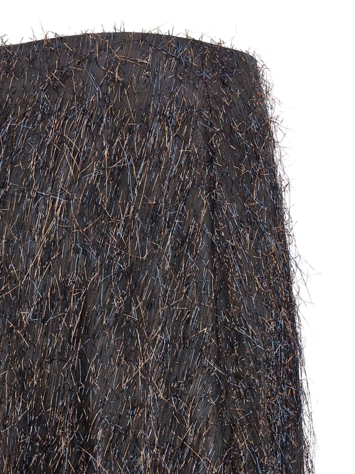 PESERICO Skirt With Metallic Fringes