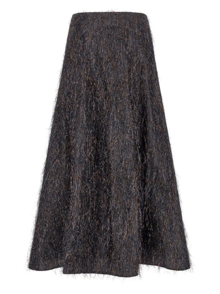 PESERICO Skirt With Metallic Fringes