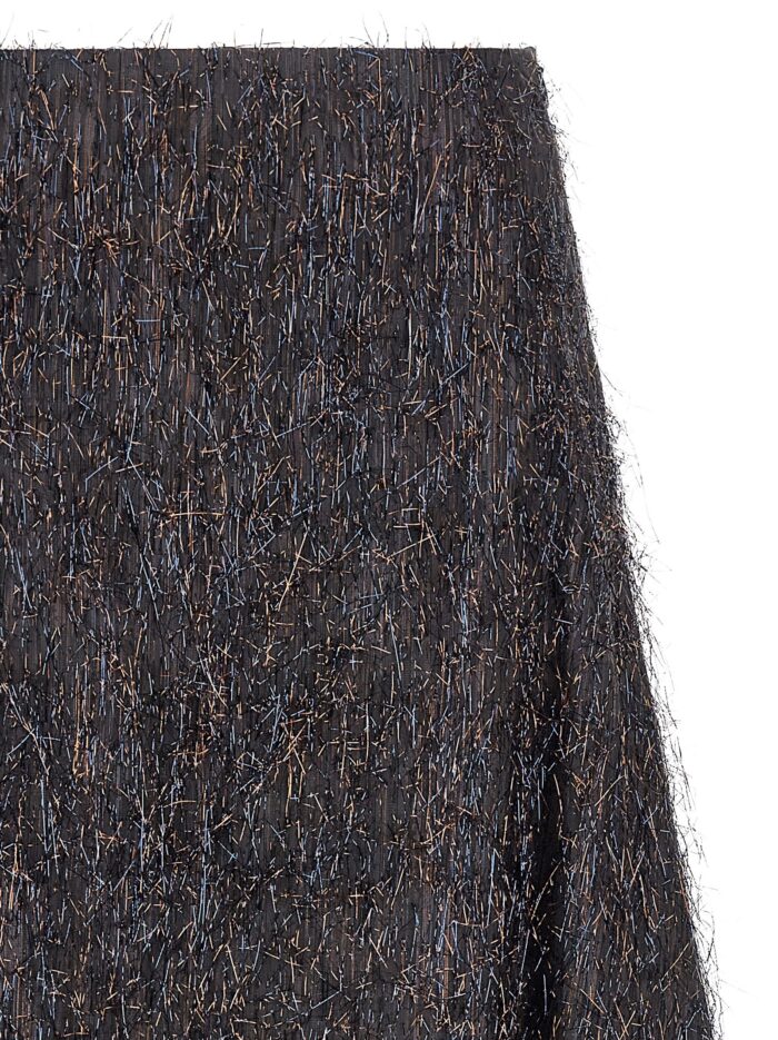 PESERICO Skirt With Metallic Fringes
