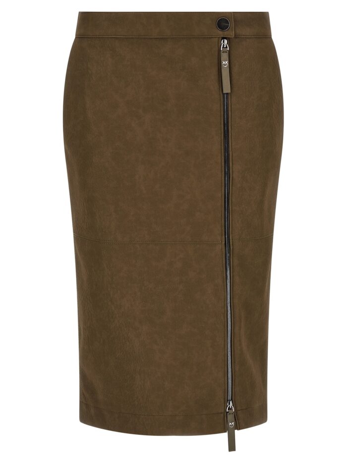 pinko skirt with side zip Pinko Skirt With Side Zip