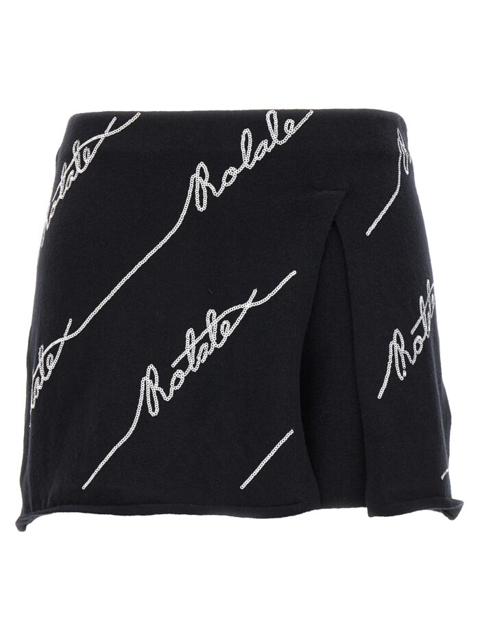 rotate birger christensen skort 'sequin logo mini' ROTATE BIRGER CHRISTENSEN Skort 'Sequin Logo Mini'