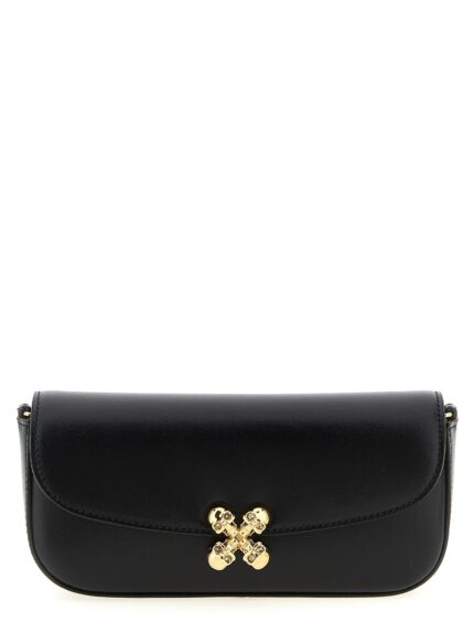 MCQUEEN 'Skull Flower' Small Crossbody Bag