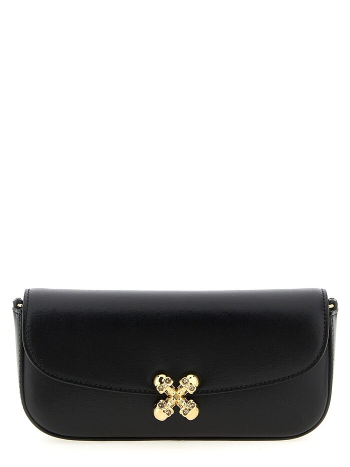 mcqueen 'skull flower' small crossbody bag MCQUEEN 'Skull Flower' Small Crossbody Bag