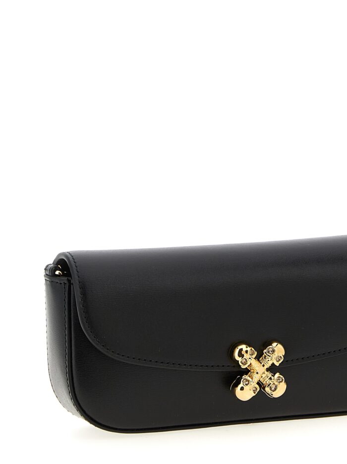 MCQUEEN 'Skull Flower' Small Crossbody Bag