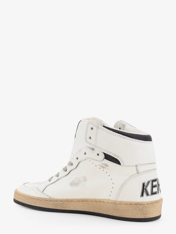 Golden Goose Deluxe Brand Sky Star Leather Sneakers With Iconic Side Logo