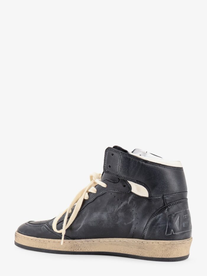 Golden Goose Deluxe Brand Sky Star Sneakers In Leather With A Used Effect