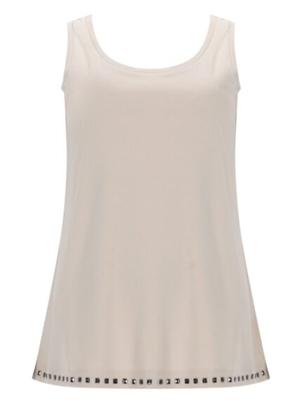 S MAX MARA SLEEVELESS COTTON TOP