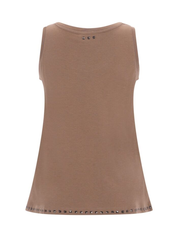 S MAX MARA SLEEVELESS COTTON TOP