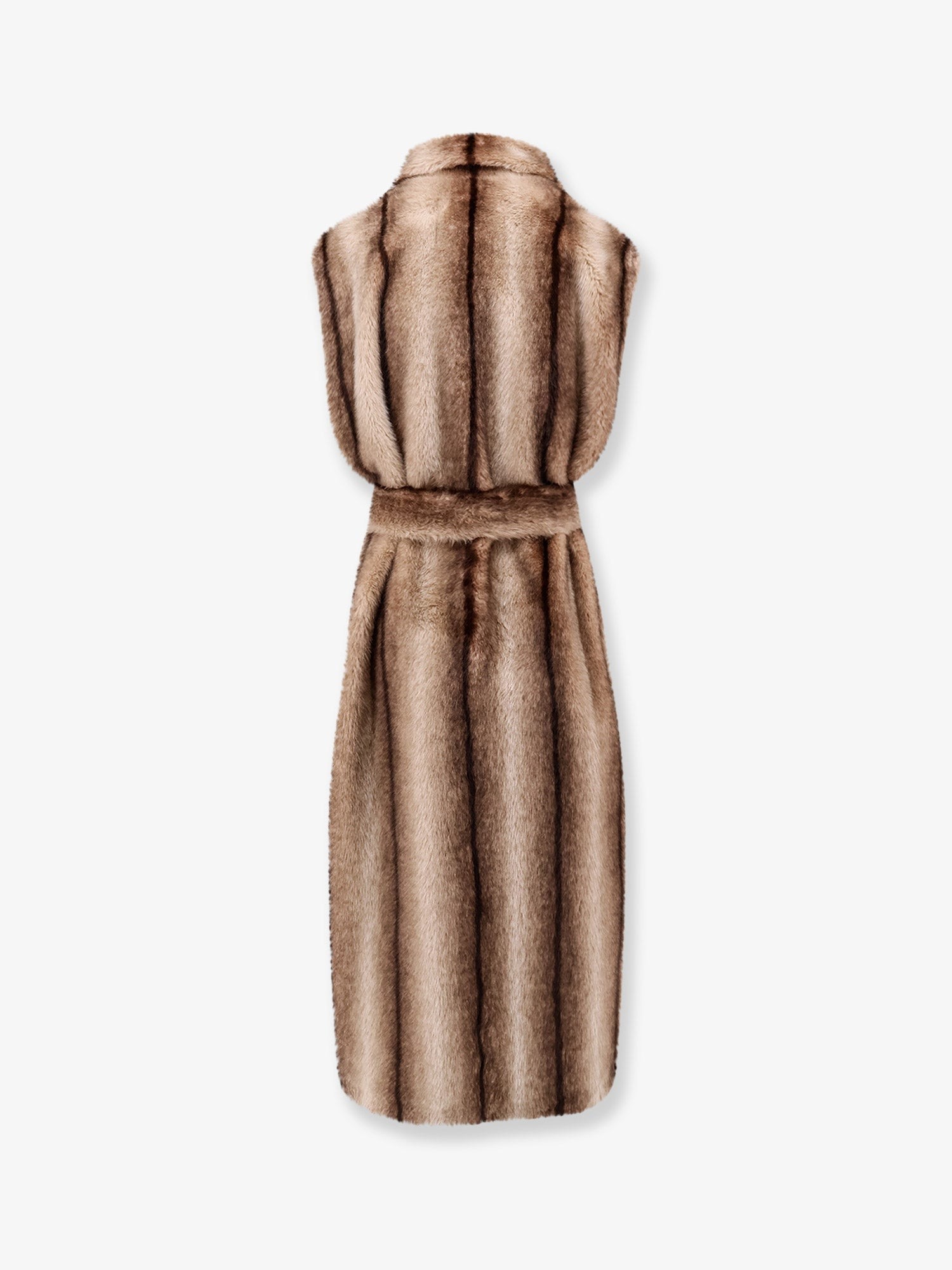 VALENTINI 1972 Sleeveless Faux Fur Coat