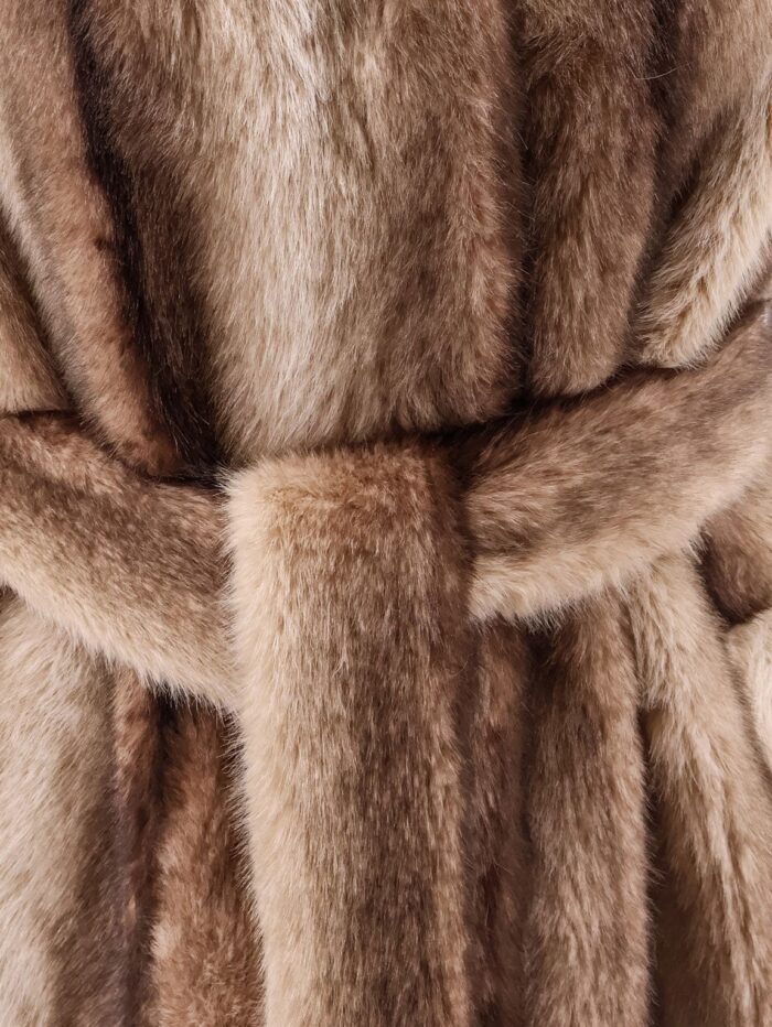 VALENTINI 1972 Sleeveless Faux Fur Coat