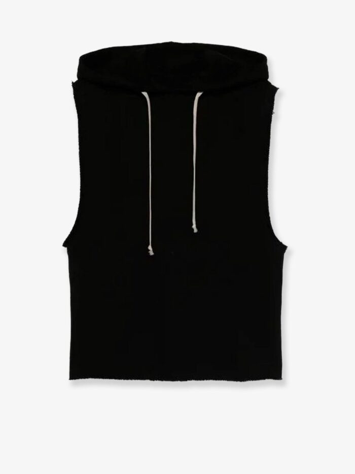rick owens sleeveless organic cotton sweatshirt Rick Owens Sleeveless Organic Cotton Sweatshirt