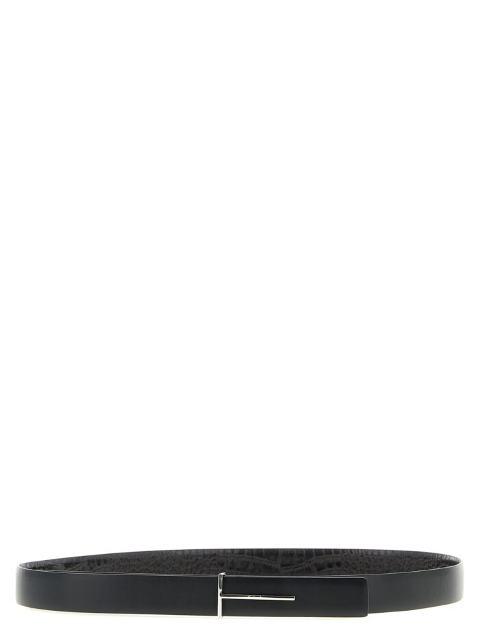 TOM FORD 'Slim T' Reversible Belt