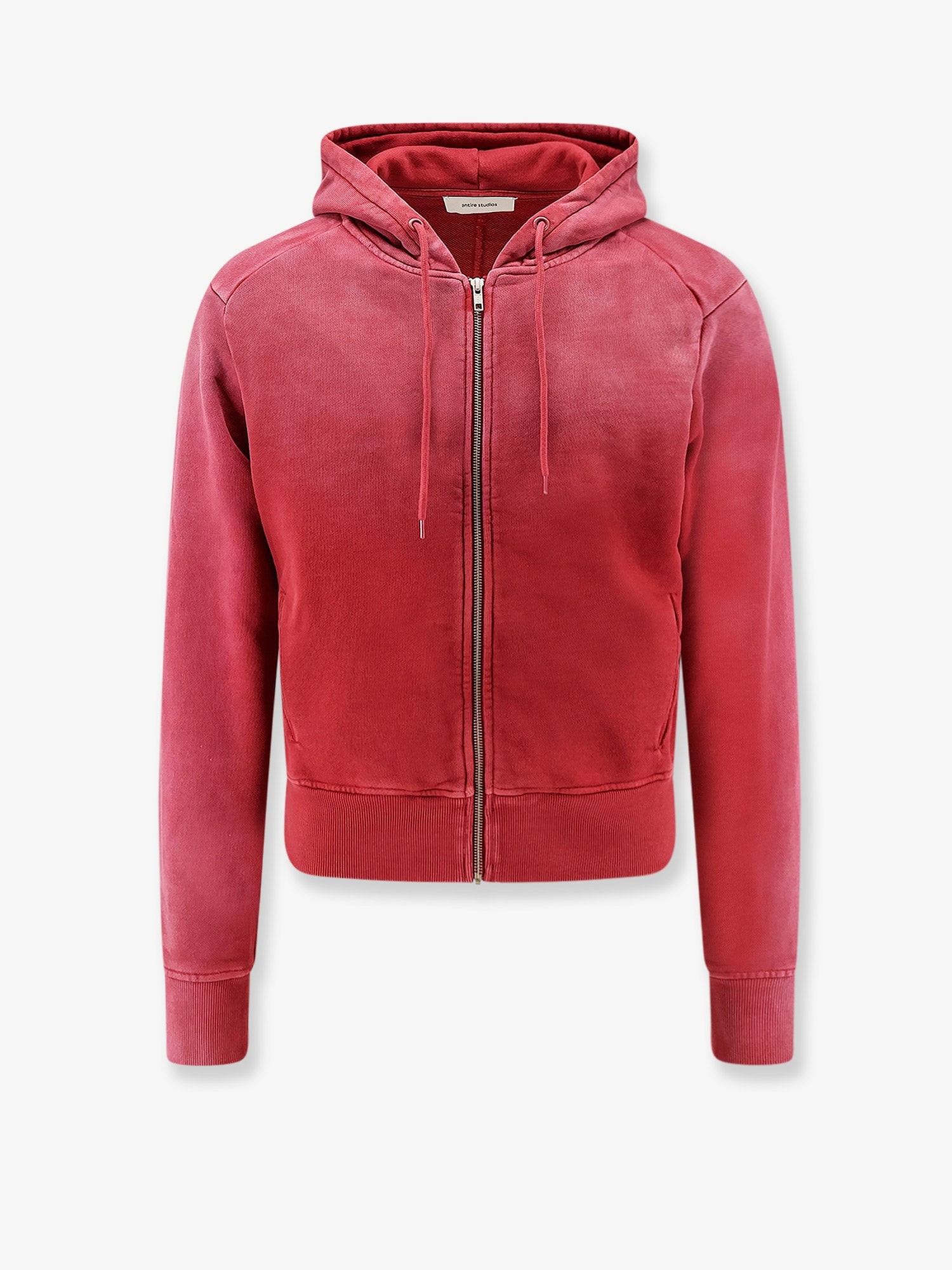 ENTIRE STUDIOS Slim Zip Up Cotton Hoodie