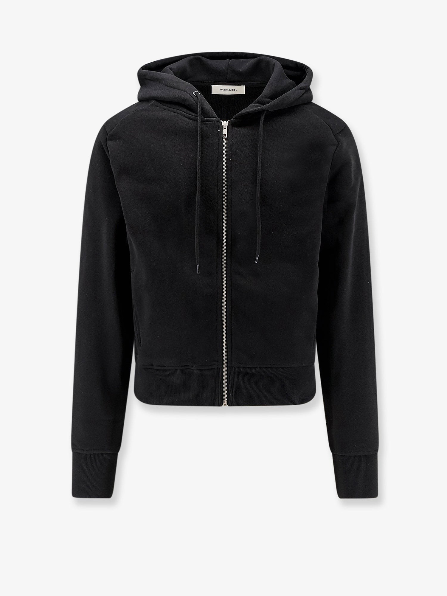 ENTIRE STUDIOS Slim Zip Up Cotton Hoodie