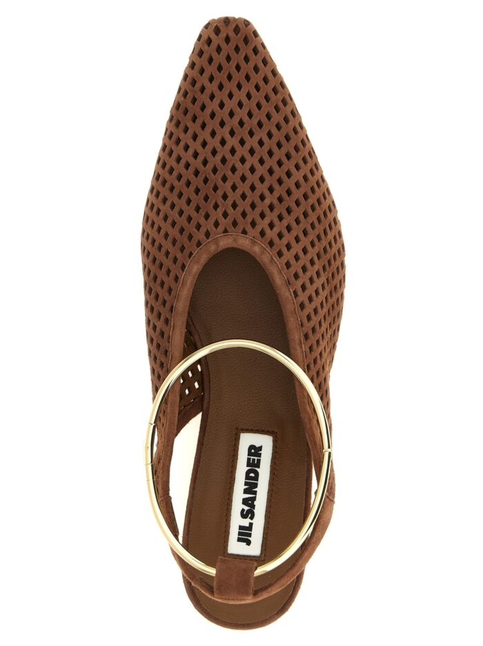 JIL SANDER 'Sling Back' Ballet Flats
