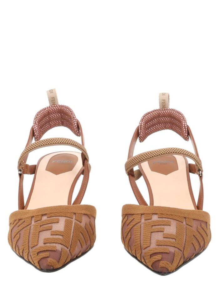 Fendi Slingback "Colibrì Lite" Con Tacco Medio