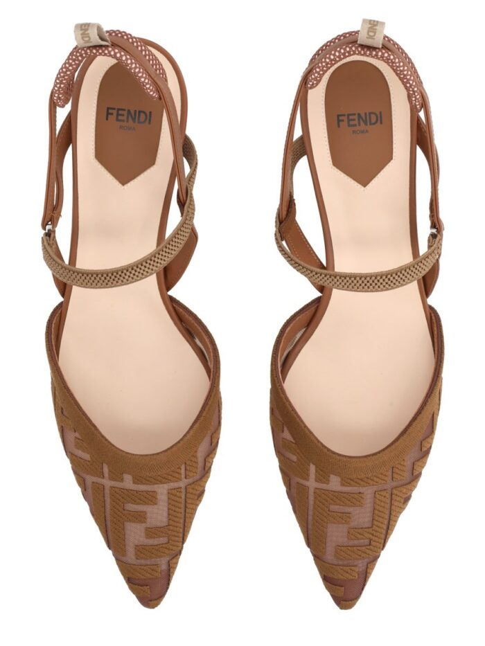Fendi Slingback "Colibrì Lite" Con Tacco Medio