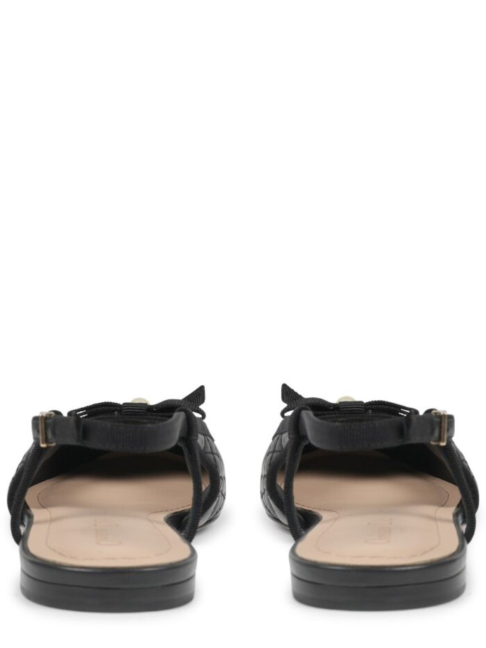 Dior Ballet Leather Slingback Ballerinas
