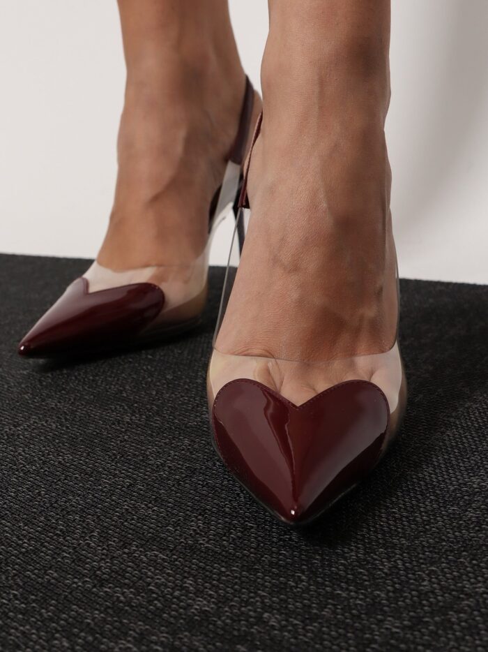 Alaia Slingbacks 90 Pvc And Leather Décolleté