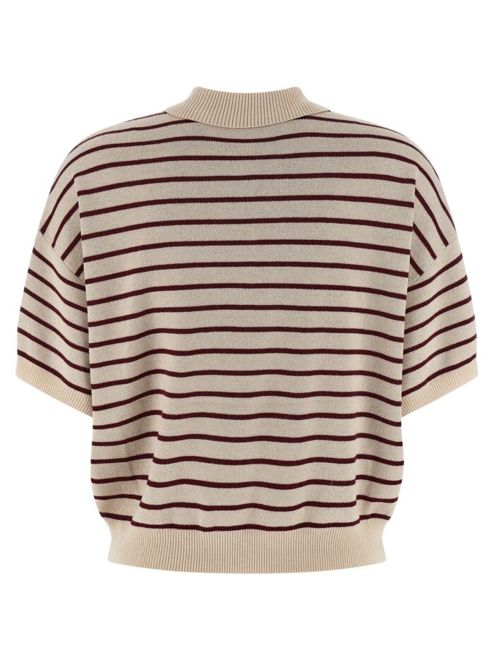 ROTATE BIRGER CHRISTENSEN 'Slinky Knit' Polo Shirt