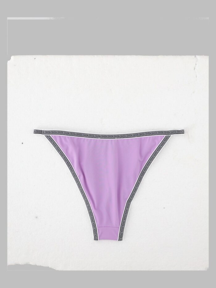 Versace Slip Bikini Con Greca