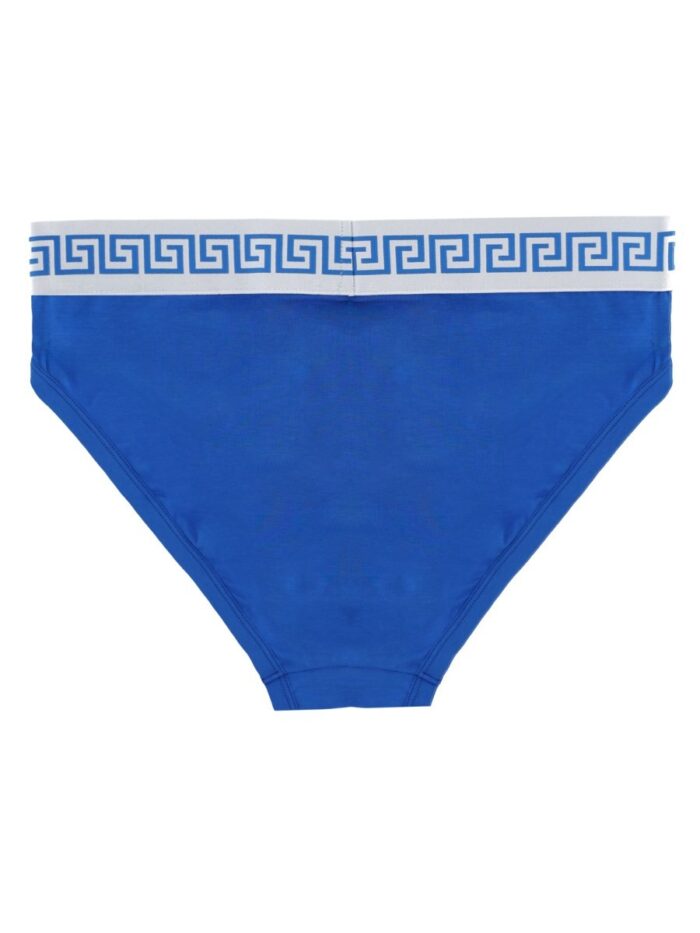 Versace Slip In Jersey Di Cotone