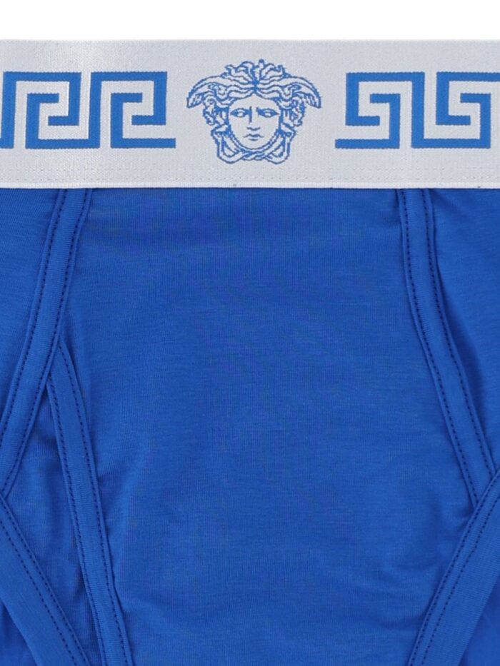 Versace Slip In Jersey Di Cotone