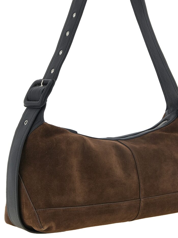AMI PARIS Small Brown 'Etienne' Crossbody Bag