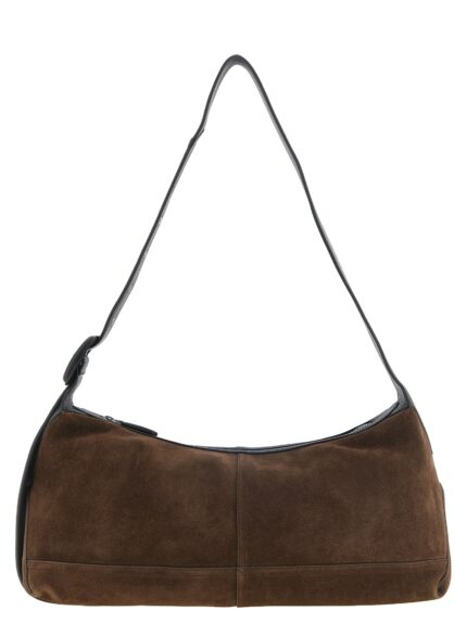 AMI PARIS Small Brown 'Etienne' Crossbody Bag