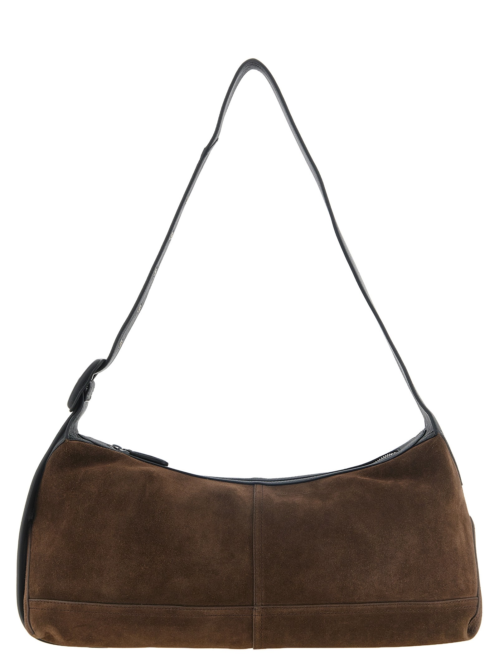 AMI PARIS Small Brown 'Etienne' Crossbody Bag