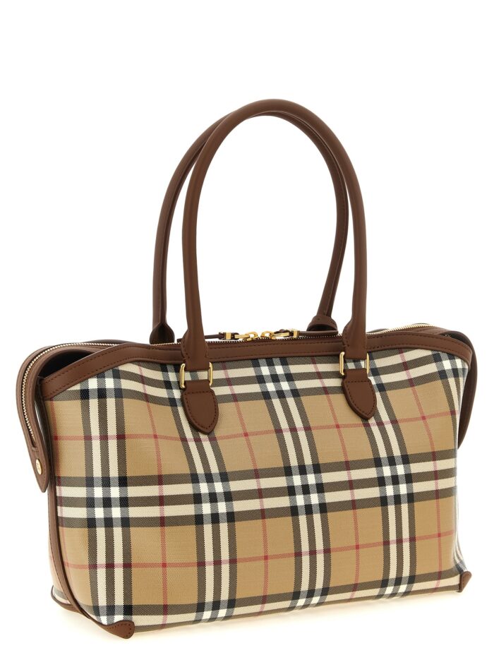 Burberry Small Check Shopping Bag