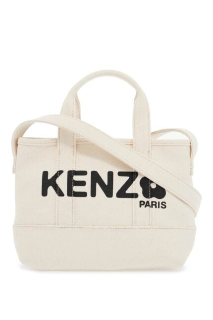 Small Kenzo Utility Denim Tote Bag