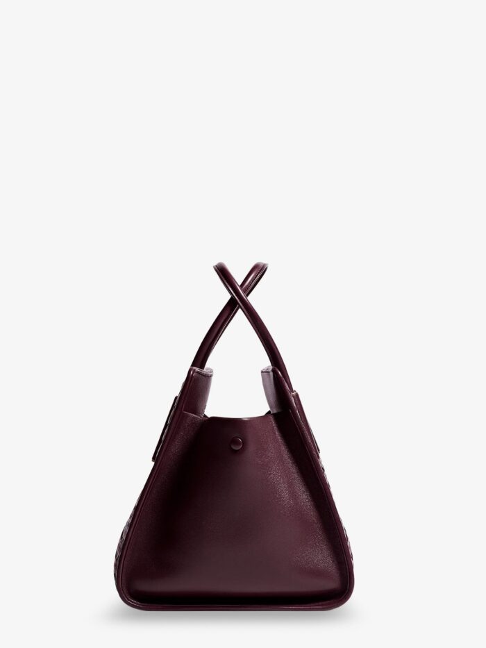Bottega Veneta Small Leather Tote Bag With Intrecciato Motif